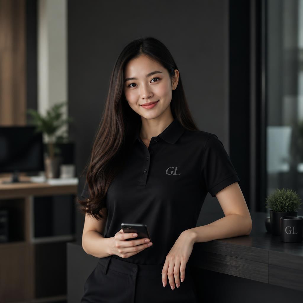 GL strategist in black polo